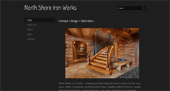 Desktop Screenshot of northshoreironworks.com